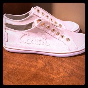 Coach sneakers Keeley Lurex Canvas size 7.5.